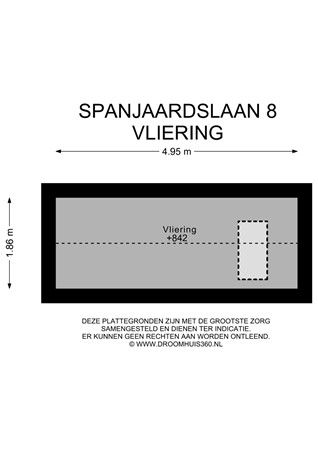 Floorplan - Spanjaardslaan 8, 2352 AK Leiderdorp